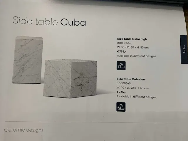 Bodilson cuba low bijzettafel - afbeelding 3 van  3