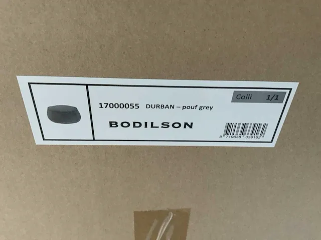 Bodilson durban design poef - afbeelding 2 van  3