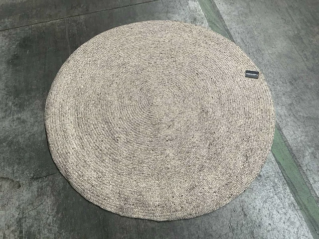Bodilson pebble grey vloerkleed ø150cm (2x) - afbeelding 1 van  4