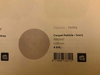 Bodilson pebble ivory vloerkleed ø225cm (5x) - afbeelding 2 van  2