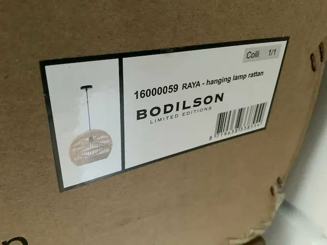 Bodilson raya bamboe hanglamp - afbeelding 3 van  3