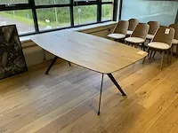 Bodilson torino semi oval eetkamertafel - afbeelding 2 van  5