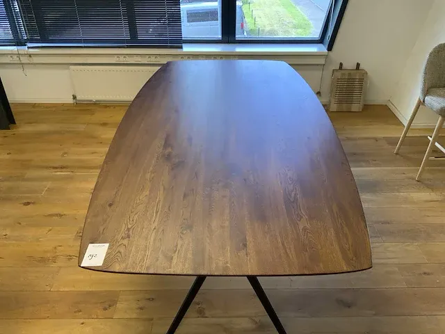 Bodilson torino semi oval eetkamertafel - afbeelding 4 van  6