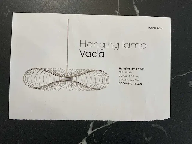 Bodilson vada hanglamp - afbeelding 5 van  5