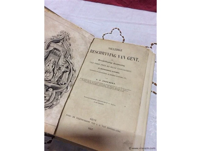 Boek beschrijving gent 1857 - afbeelding 2 van  2