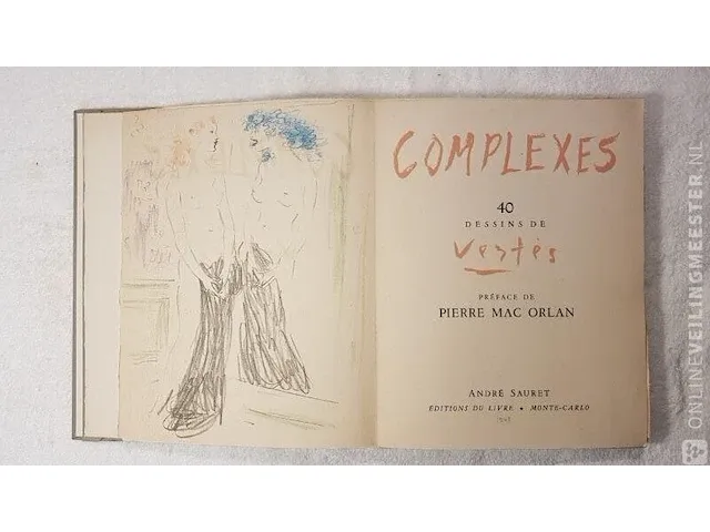 Boek, complexes andre sauret, bouwjaar 1948 - afbeelding 3 van  6