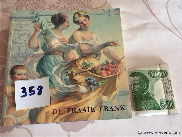 Boek "de fraaie frank" + geldbeugel - afbeelding 1 van  4