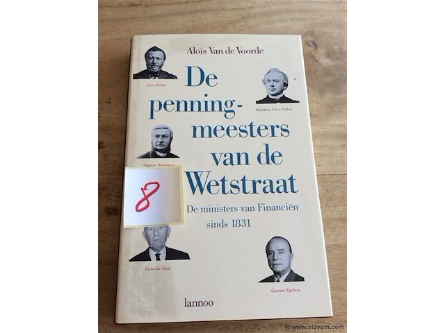 Boek: de penningmeesters vd wetstraat - afbeelding 1 van  1