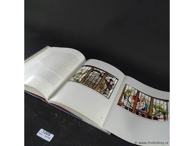 Boek. glas in lood ramen van ted felen - afbeelding 5 van  5
