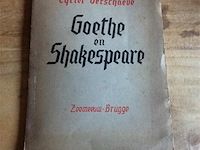 Boek: goethe c verschaeve - afbeelding 1 van  3