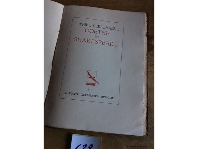 Boek: goethe c verschaeve - afbeelding 2 van  3