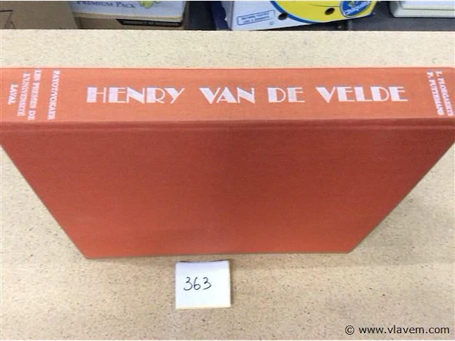 Boek henri van de velde - afbeelding 1 van  6