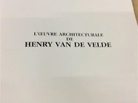 Boek henri van de velde - afbeelding 2 van  6