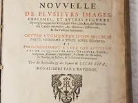 Boek, iconologie i. baudoin, bouwjaar 1619 - afbeelding 2 van  7