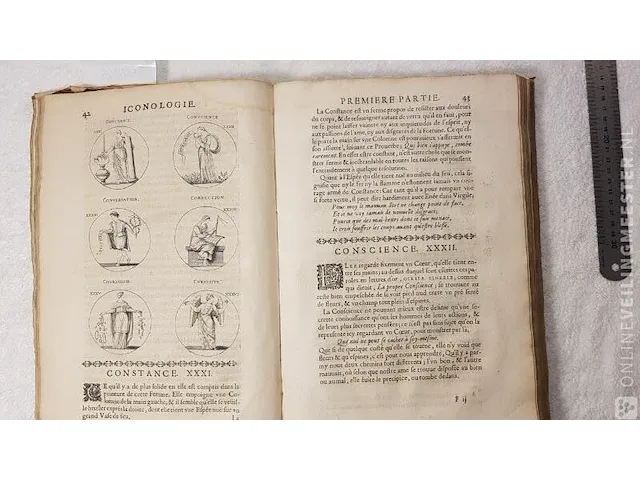 Boek, iconologie i. baudoin, bouwjaar 1619 - afbeelding 4 van  7