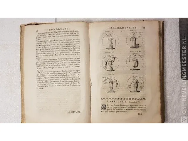 Boek, iconologie i. baudoin, bouwjaar 1619 - afbeelding 5 van  7