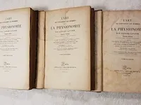 Boek, la physionomie, 3 delig lavaterre, bouwjaar 1835 - afbeelding 3 van  8