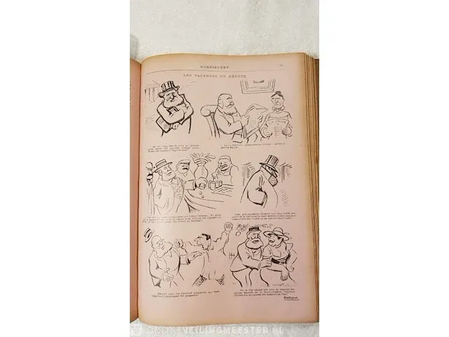 Boek, l'indiscret, 2 delig bouwjaar 1903/1904 - afbeelding 3 van  7