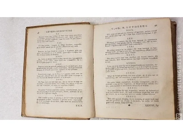 Boek, martin luther samuel schoonwald, bouwjaar 1731 - afbeelding 6 van  8