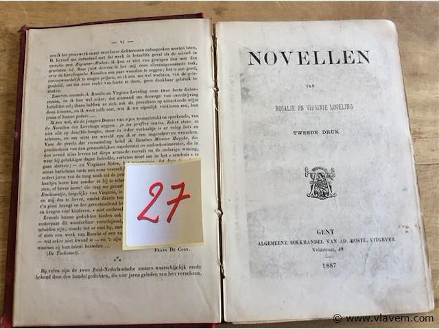 Boek: novellen gezusters loveling - afbeelding 2 van  2