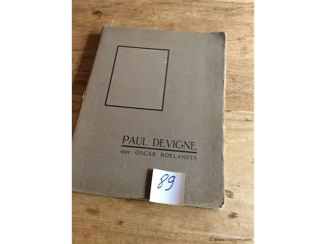 Boek paul devigne ( 463/500 ) - afbeelding 1 van  8