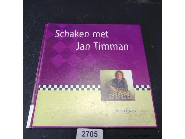 Boek. schaken met jan timman - afbeelding 1 van  5