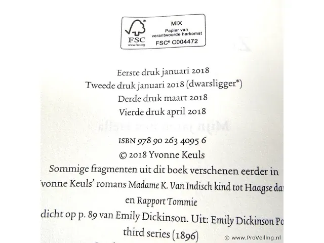 Boek. yvonne keuls. mijn jaren met hella. zoals ik jou ken, ken jij mij - afbeelding 3 van  5