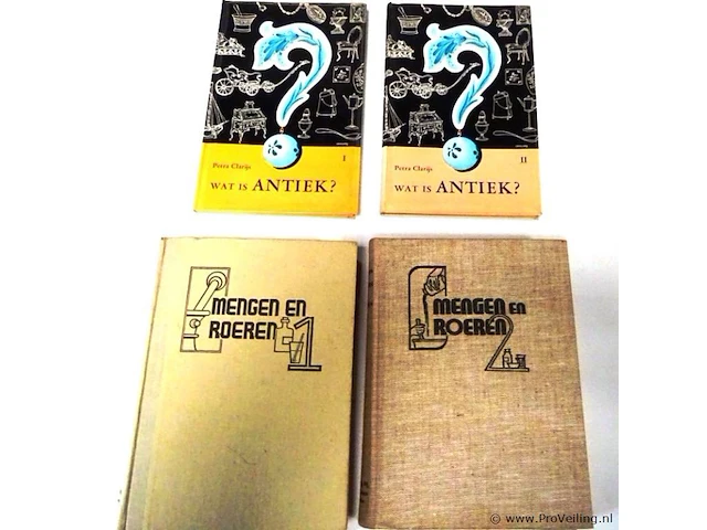 Boeken antiek - 4 stuks - afbeelding 1 van  5