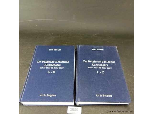 Boeken. de belgische beeldende kunstenaars uit de 19de en 20ste eeuw - afbeelding 1 van  5