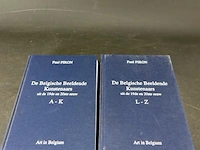 Boeken. de belgische beeldende kunstenaars uit de 19de en 20ste eeuw - afbeelding 1 van  5