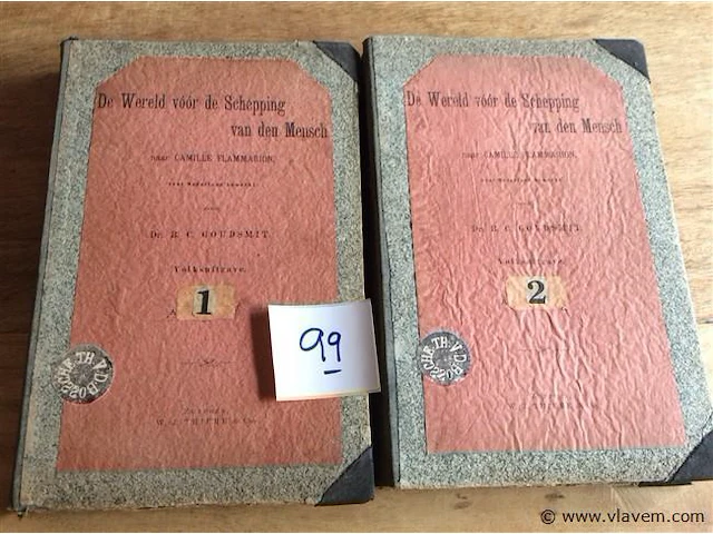 Boeken de wereld voor de schepping 2stuks - afbeelding 1 van  5
