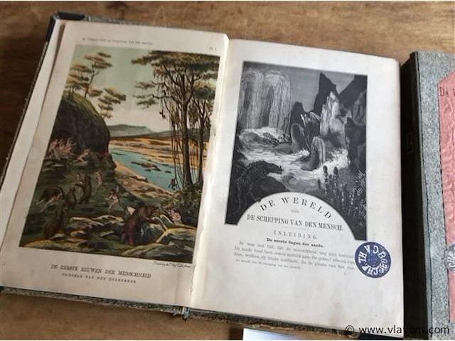 Boeken de wereld voor de schepping 2stuks - afbeelding 2 van  5
