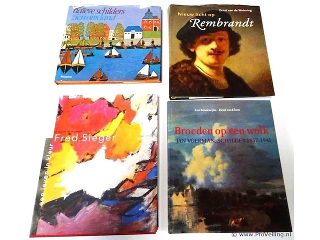 Boeken kunstschilders - 4 stuks - afbeelding 1 van  6