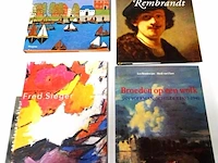 Boeken kunstschilders - 4 stuks