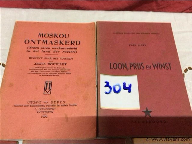 Boeken socialisme, communisme … 5stuks - afbeelding 2 van  3