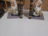 Boeken steun dwergen 2 pcs aantal 1 set. - afbeelding 1 van  5