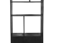 Boekenkast, label51, santos, zwart - afbeelding 2 van  4