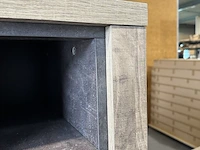 Boekenkast metallica, sand en metallook - afbeelding 3 van  4