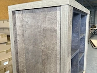 Boekenkast metallica, sand en metallook - afbeelding 4 van  4