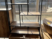 Boekenkast open kast mangohout, sanderz, mangohout, 2025 - afbeelding 2 van  2