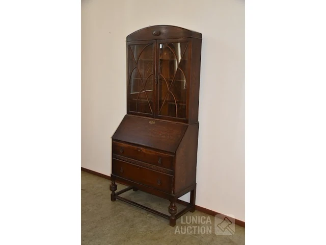 Boeken/secretaire kast - afbeelding 5 van  10