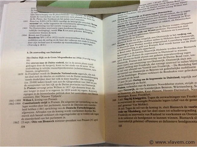 Boekjes geschiedenis in jaartallen 4stuks - afbeelding 2 van  2