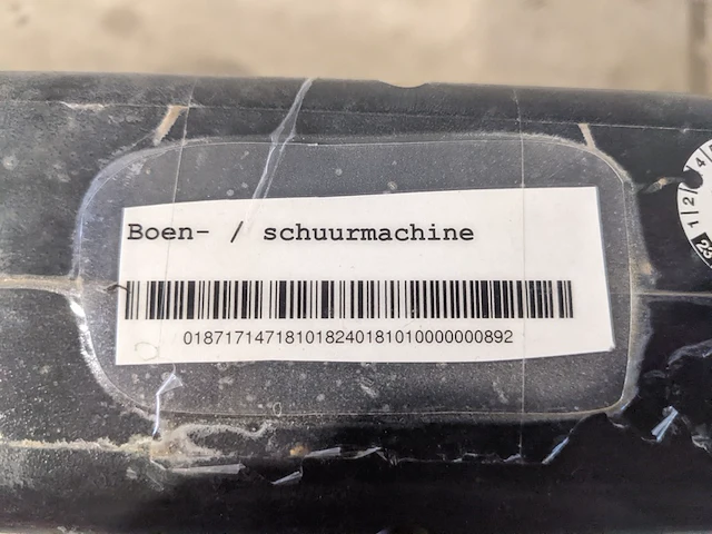 Boen-/schuurmachine - 450mm - 230v, numatic, npr 1515, 2012 - afbeelding 15 van  15