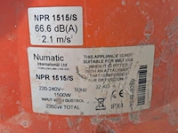 Boen-/schuurmachine - 450mm - 230v, numatic, npr 1515, 2013 - afbeelding 7 van  15
