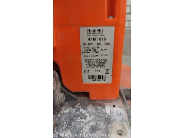 Boen-/schuurmachine numatic, hfm 1515 - afbeelding 20 van  20