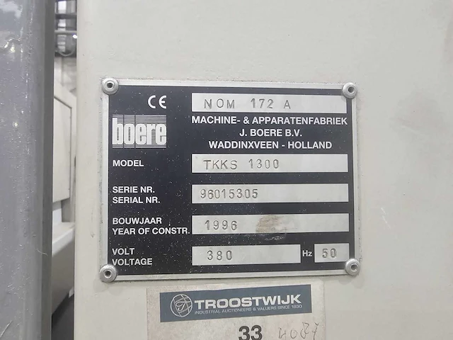 Boere - 1996 - elite 1300 tkks & bkks - schuurlijn - afbeelding 2 van  20