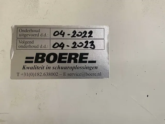 Boere - bcs 1300 - breedbandschuurmachine - 2000 - afbeelding 4 van  17