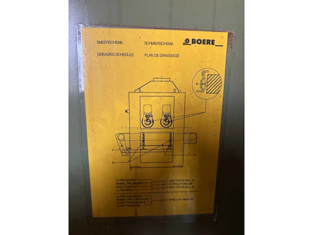 Boere tbb 600 borstelmachine v.v. 2 structureerborstel - afbeelding 6 van  9