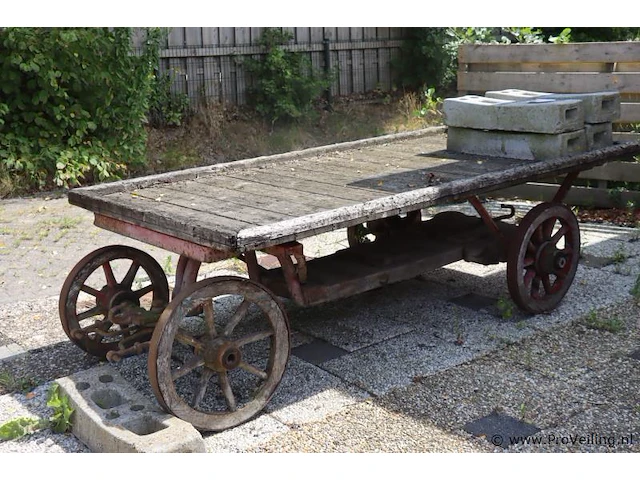 Boerenkar - 130x255x77cm - afbeelding 1 van  8