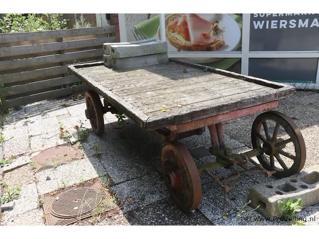 Boerenkar - 130x255x77cm - afbeelding 2 van  8